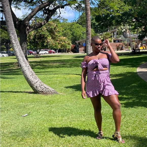 SHEIN Ruffle Mini Dress - Picture 3 of 3